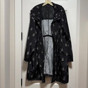 Torrid Black Skull Rain Jacket